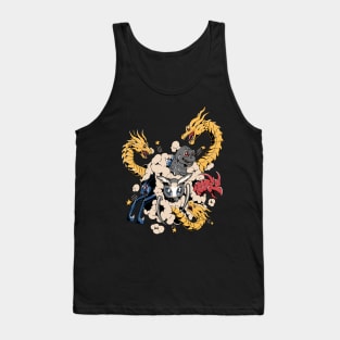 Kaijuu rumble Tank Top